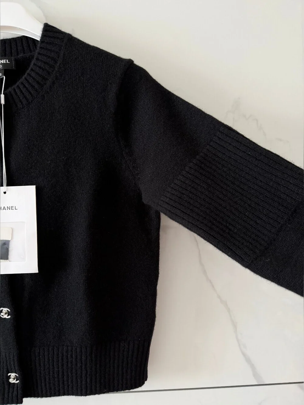 Chanel Black Knit Cardigan